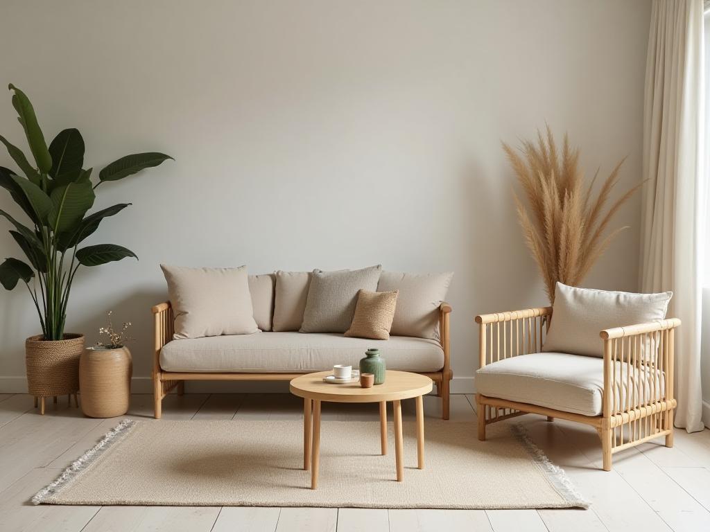 Mobilier de salon éco-responsable par Maison Durable